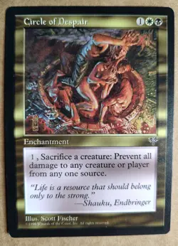 MTG Mirage - Circle of Despair - EX - Magic the Gathering - Free Shipping - Image 1