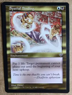 MTG Mirage - Spatial Binding - EX - Magic the Gathering - Free Shipping - Image 1