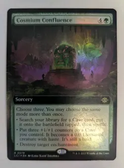 Cosmium Confluence (Extended Art) The Lost Caverns of Ixalan Foil - MTG RARE - Image 1