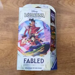 Disney Lorcana TCG Fabled Starter Deck Emerald & Ruby Sealed Ravensburger - Image 1