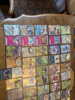 Large RARE Pokemon card lot TCG English, SLEEVED Lugia graded some full art - Image 3