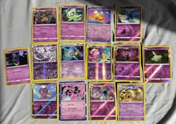 Official Pokemon Cards Large Lot Of Poison Type Holos - Includes 14 - Image 1