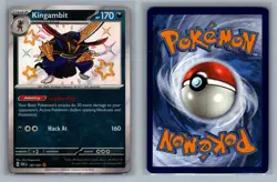 Kingambit #187/091 Holo Paldean Fates Pokemon Card - NM - Image 1