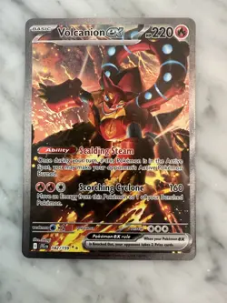 Volcanion EX 182/159 Pokemon TCG Journey Together Special Illustration Card - Image 1