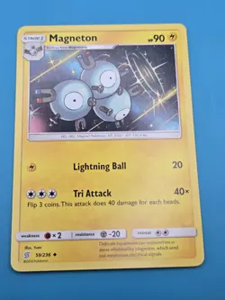 Magneton 59/236 SM: Unified Minds Uncommon Pokemon Card Regular LP - Image 1