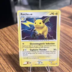 2007 Pokemon Raichu - 15/123 - Mysterious Treasures Holo Card - Image 1