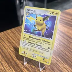 2007 Pokemon Raichu - 15/123 - Mysterious Treasures Holo Card - Image 4