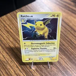 2007 Pokemon Raichu - 15/123 - Mysterious Treasures Holo Card - Image 5