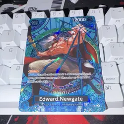 Bandai One Piece Card Game Edward Newgate OP13-042 SP Holo 12000 English - Image 1