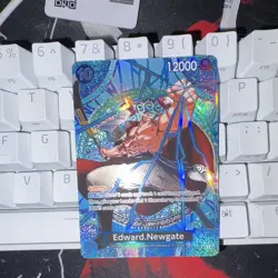 Bandai One Piece Card Game Edward Newgate OP13-042 SP Holo 12000 English - Image 3