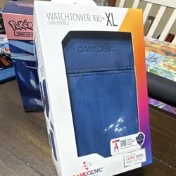 Gamegenic Watchtower 100+ XL Deck Box Standard Cards Magnetic Blue - Image 1