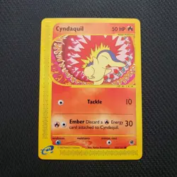 Cyndaquil 105/165 Expedition Base Set Card Regular Common NM - Image 1