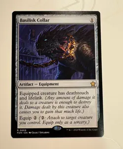 MTG Basilisk Collar - Foundations (FDN) - LP - Image 1