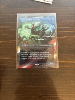 Loki, God of Mischief (Borderless) Marvel Super Heroes Foil - Image 1