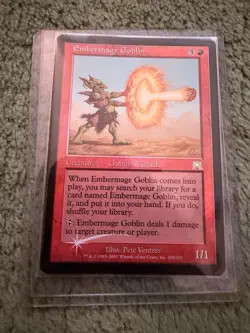 Embermage Goblin Onslaught Foil NM - Image 1