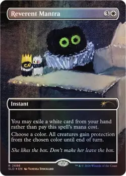 **IN-HAND** MTG Secret Lair Purr Majesty FOIL Edition​ "Cats Are The Best" - Image 5