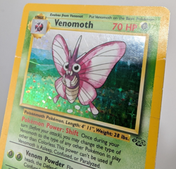 Pokemon TCG: Rare Vintage Venomoth Holo Card (WOTC Jungle - 13/64) - Image 3