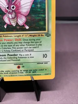 Pokemon TCG 1st Edition Venomoth 13/64 Jungle Holo Rare 1999 VTG WOTC - Image 4