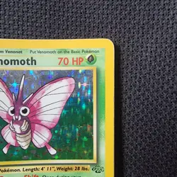 Venomoth 13/64 LP Holo Jungle Rare Pokemon TCG Card 1999 - Image 5