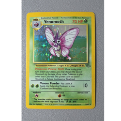 Pokemon TCG Venomoth 13/64 Jungle Holo Rare Unlimited 1999 WOTC - MP - Image 1
