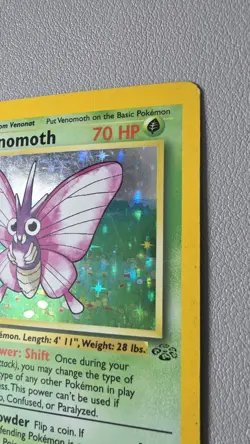 Pokemon TCG Venomoth 13/64 Jungle Holo Rare Unlimited 1999 WOTC - MP - Image 5