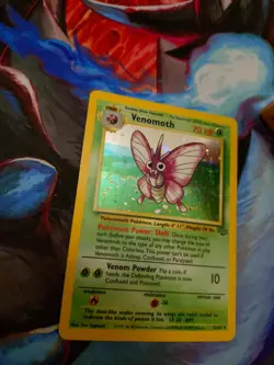 Pokemon TCG Venomoth Jungle 13/64 Holo Unlimited Holo Rare - Image 1
