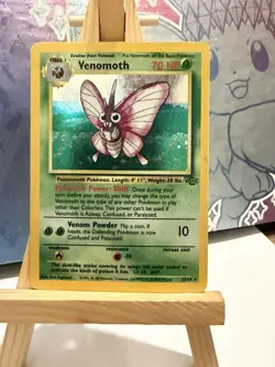 Pokemon TCG Venomoth Jungle 13/64 Holo Unlimited Holo Rare - Image 1