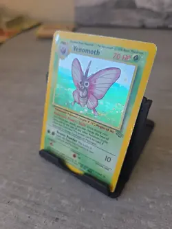 Pokemon TCG Venomoth Jungle Holo Card 13/64 Unlimited Rare, 1999 Edition - Image 2