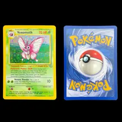 Pokemon TCG Venomoth 13/64 Jungle Set Holo Rare Unlimited WOTC Vintage - Image 1