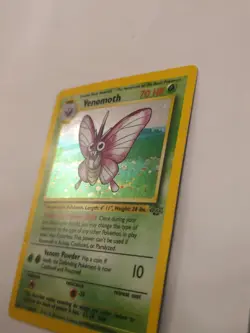 Pokemon TCG Venomoth Jungle Holo Card 13/64 Unlimited Rare, LP Condition - Image 5