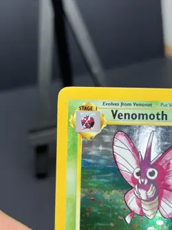 Pokemon TCG Venomoth Jungle Holo Card 13/64 Unlimited Rare, MP Condition - Image 2