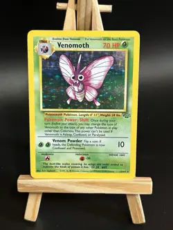 Pokemon TCG Venomoth Jungle Holo Card 13/64 Unlimited Rare, LP Condition - Image 1