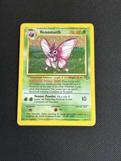 Pokemon TCG Venomoth Jungle Holo Card 13/64 Unlimited Rare, LP Condition - Image 3
