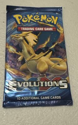 Pokemon XY Evolutions Booster Pack – Factory Sealed – Unweighed – Random Art - - Image 1