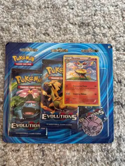 Pokemon XY Evolutions Booster Braixen 3-Pack Blister - Factory Sealed - Image 1