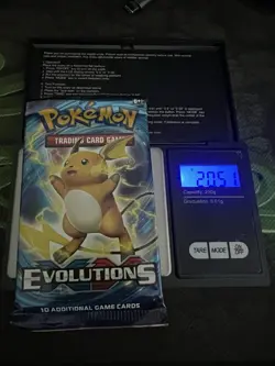 Pokemon TCG XY Evolutions Booster Pack Heavy 20.5 Factory Sealed - Image 1