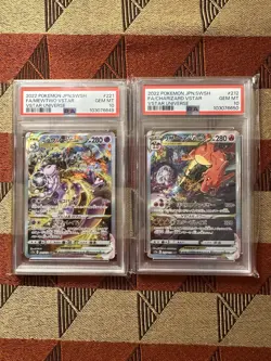 Pokemon VSTAR Universe Charizard 212/172 Mewtwo 221/172 PSA 10 SEQUENTIAL Set - Image 1
