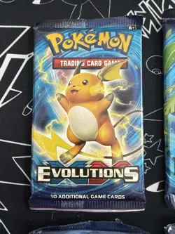 Pokemon XY Evolutions 4 Pack Art Set Factory Sealed Booster Packs - Image 2