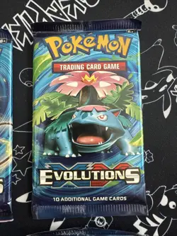 Pokemon XY Evolutions 4 Pack Art Set Factory Sealed Booster Packs - Image 3