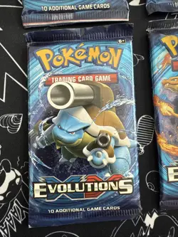 Pokemon XY Evolutions 4 Pack Art Set Factory Sealed Booster Packs - Image 4