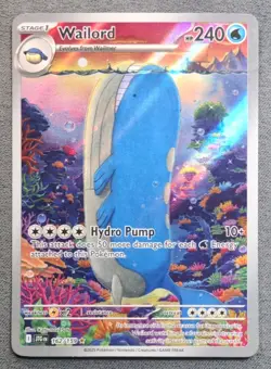 Pokemon English - Journey Together - Wailord 162/159 - NM - Image 1