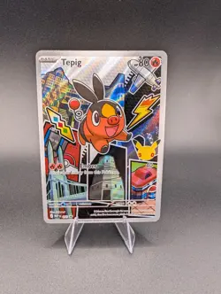 Pokemon Tepig Mega Evolution Black Star Promos 50 Holofoil First Partner NM 050 - Image 1