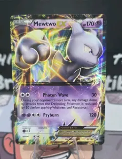 Mewtwo EX XY183 - Holo Rare - Black Star Promo - Pokemon Card near mint - Image 1
