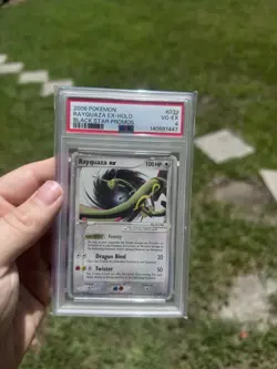 Pokemon TCG Rayquaza ex EX Holo Promo 039 Black Star Promos ENG 2006 PSA 4 - Image 1