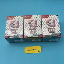 Pokemon TCG: Scarlet & Violet 151 Booster Bundle Lot Of 3. Sealed Early Print 820650853210 - Image 1
