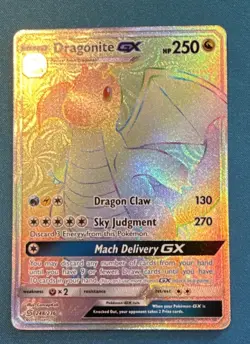 The Pokemon Company Dragonite GX 248/236 Unified Minds Secret Rare Full Art Holo - Image 3
