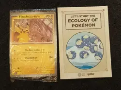 Pokemon Pikachu Plush & EXCLUSIVE Promo Card Natural History Museum *BRAND NEW!* - Image 3