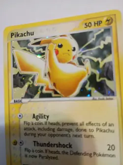 2003 Pokemon TCG Pikachu E Reader 012 Black Star Promo Holo NM-M - Image 2