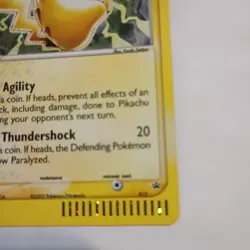 2003 Pokemon TCG Pikachu E Reader 012 Black Star Promo Holo NM-M - Image 4