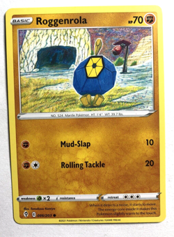 Roggenrola 086/203 Evolving Skies Pokemon Regular Common NEAR MINT NM - Image 1